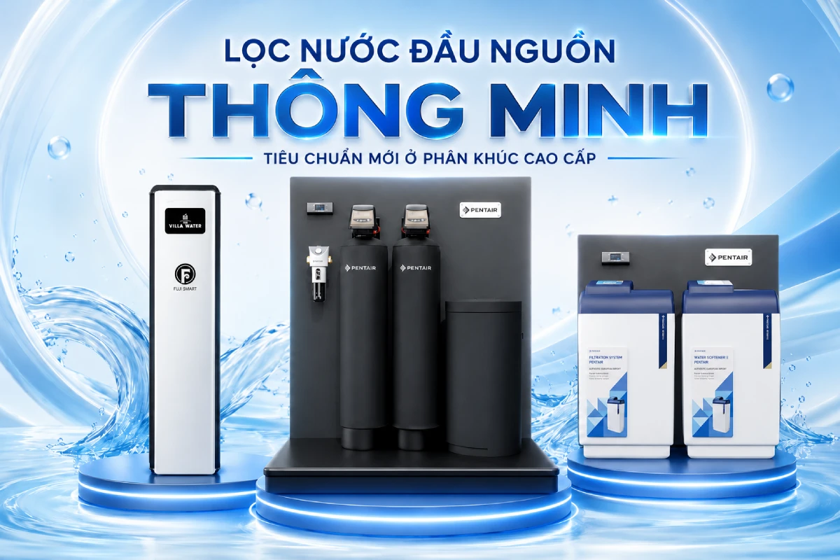 Vì sao lọc nước đầu nguồn thông minh đang trở thành tiêu chuẩn mới ở phân khúc cao cấp? 5 loc tong dau nguon thong minh Vì sao lọc nước đầu nguồn thông minh đang trở thành tiêu chuẩn mới ở phân khúc cao cấp? Thế Giới Lọc Tổng