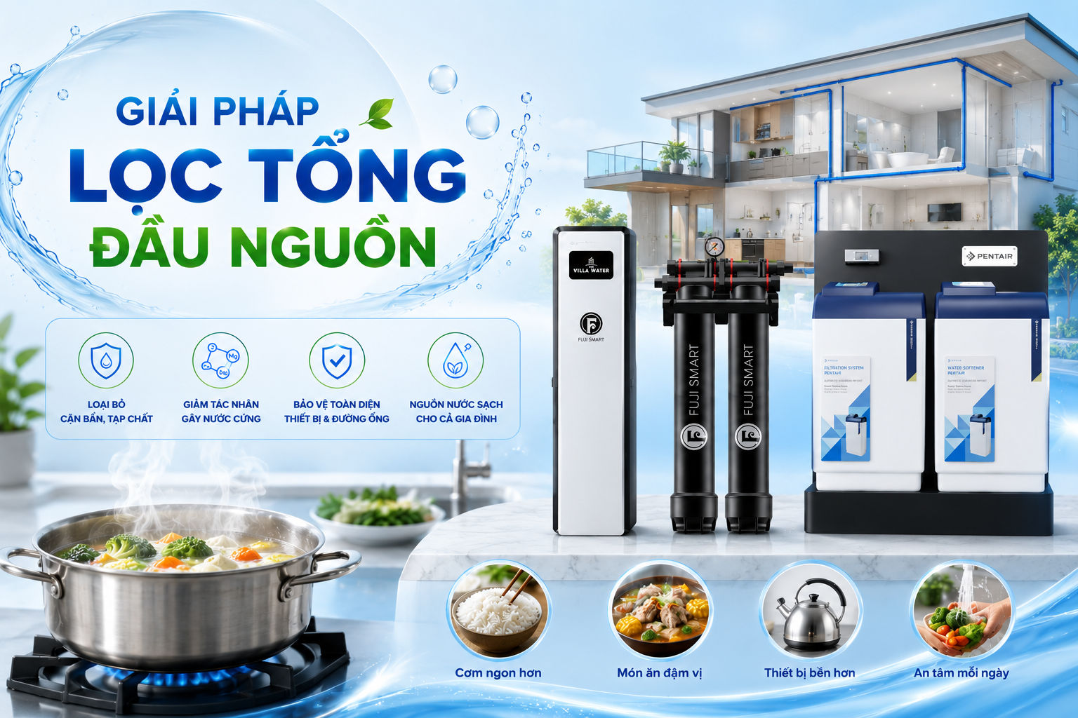 Thực trạng nấu ăn bằng nước máy tại TPHCM, Hà Nội – Có thực sự an toàn? 10 Thực trạng nấu ăn bằng nước máy